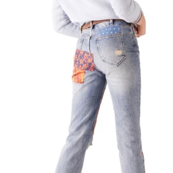 Free People BellaDonna Patchwork Jeans - Picture 10 of 11